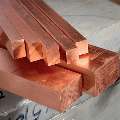 C11000 C1100 Copper Square Bar / Square Brass Rod