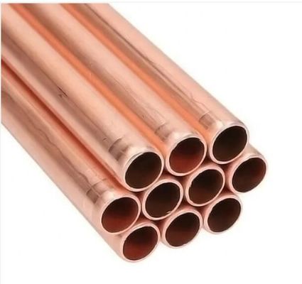 99.9% Red Copper Pipe Tube ASTM B165 ASTM B163 Standards