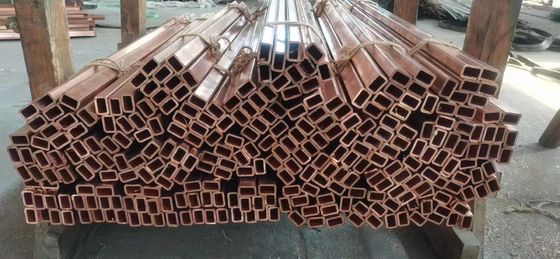 ASTM DIN GB Tisco Pure Copper Pipe 19mm Brass Tube