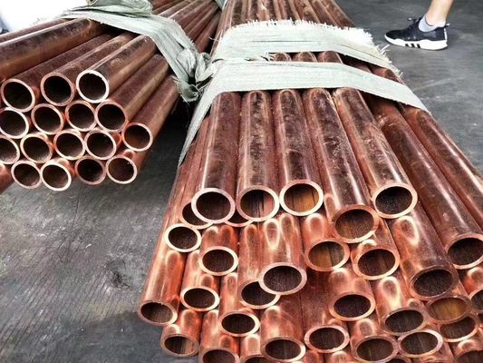 99.9% Red Copper Pipe Tube ASTM B165 ASTM B163 Standards