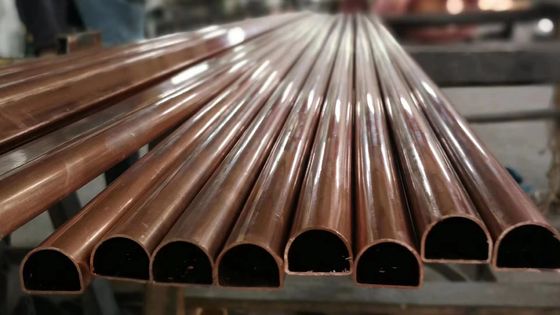 C1100 C1010 Red Copper Pipe Tube For Air Condition