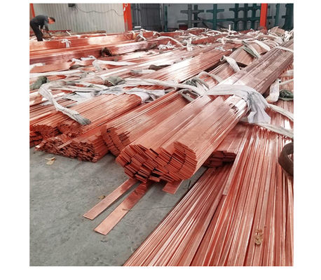 C10300 C10400 Copper Row ASTM DIN Flat Bus Bar